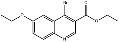 4-Bromo-6-ethoxyquinoline-3-carboxylic acid ethyl ester Structure