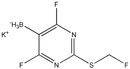 (2-甲巯基嘧啶-5-基)三氟硼酸钾, 1245906-73-3, 结构式