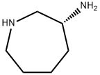 (R)-3-アミノヘキサヒドロ-1H-アゼピン 化学構造式
