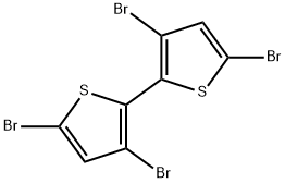 3,3',5,5'-テトラブロモ-2,2'-ビチオフェン 化学構造式
