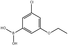 3-Chloro-5-ethoxyphenylboronic acid Struktur