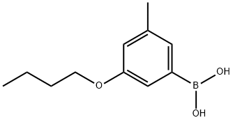 3-Butoxy-5-methylphenylboronic acid Struktur