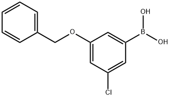 3-Benzyloxy-5-chlorophenylboronic acid Structure