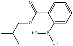 2-(ISOBUTOXYCARBONYL)PHENYLBORONIC ACID, 1256345-85-3, 结构式