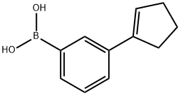 3-Cyclopentenylphenylboronic acid Structure
