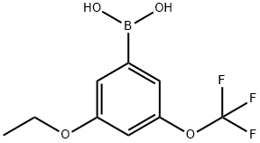 3-Ethoxy-5-(trifluoromethoxy)phenylboronic acid Structure