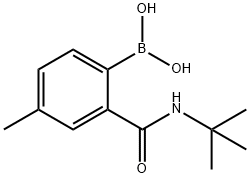 t-Butyl 2-borono-5-methylbenzoate Structure
