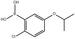 2-CHLORO-5-ISOPROPOXYPHENYLBORONIC ACID, 1256346-12-9, 结构式