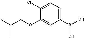 4-氯-3-异丁氧基苯硼酸,1256346-37-8,结构式