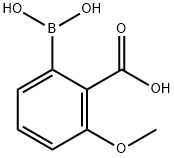 2-carboxy-3-methoxyphenylboronic acid Structure