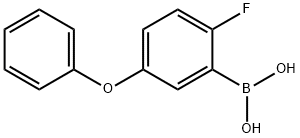 2-Fluoro-5-phenoxyphenylboronic acid Structure