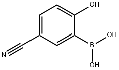 5-Cyano-2-hydroxyphenylboronic acid Struktur