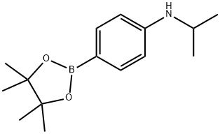 4-异丙基氨基苯硼酸频那醇酯,1256360-63-0,结构式
