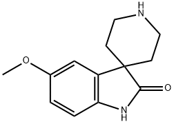 5-甲氧基螺[二氢吲哚-3,4'-哌啶]-2-酮,1258637-92-1,结构式