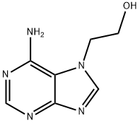 N7-(2-羟基乙基)腺嘌呤, 126595-74-2, 结构式