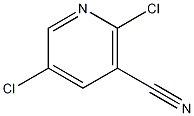 2,5-Dichloronicotinonitrile 化学構造式