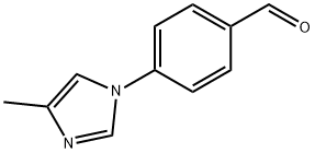 4-(4-甲基-1H-咪唑-1-基)苯甲醛 结构式