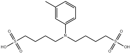 N,N-Bis(4-sulfobutyl)-3-methylaniline,disodiumsalt Struktur