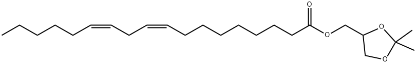 1-Linoleoyl-2,3-isopropylidene-rac-glycerol Struktur