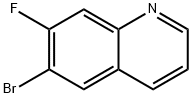 6-ブロモ-7-フルオロキノリン 化学構造式