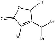 3-BROMO-4-(DIBROMOMETHYL)-5-HYDROXY-2(5H)-FURANONE Structure