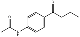N-(4-butyrylphenyl)acetamide Structure