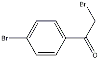2-Bromo-1-(4-bromophenyl)-ethanone Struktur