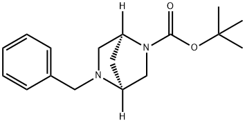 (1S,4S)-tert-butyl 5-benzyl-2,5-diazabicyclo[2.2.1]heptane-2-carboxylate Structure