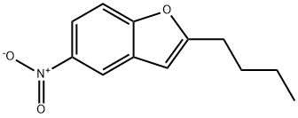2-ブチル-5-ニトロベンゾフラン 化学構造式