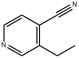 3-乙基吡啶-4-甲腈, 13341-18-9, 结构式