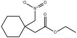 1-(Nitromethyl)cyclohexaneacetic Acid Ethyl Ester Struktur