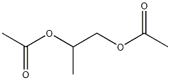 1,2-Propanediol diacetate 化学構造式