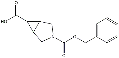 (1R,5S)-3-苯甲氧基羰基-3-氮杂双环[3.1.0]己烷-6-羧酸, 134575-15-8, 结构式