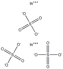 Indium sulfate Struktur