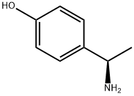 4-[(1R)-1-アミノエチル]フェノール 化学構造式