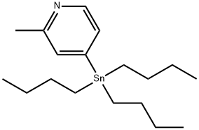 2-Methyl-4-(tributylstannyl)pyridine Structure