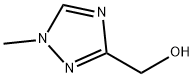 (1-メチル-1H-[1,2,4]トリアゾール-3-イル)メタノール 化学構造式
