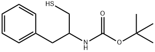 tert-Butyl1-mercapto-3-phenylpropan-2-ylcarbamate Structure