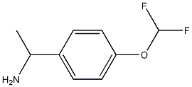 1-(4-(二氟甲氧基)苯基)乙-1-胺, 136123-72-3, 结构式