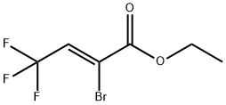 Z-2-Bromo-4,4,4-trifluorbutenoic acid, ethyl ester Structure