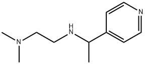 N,N-dimethyl-N'-(1-pyridin-4-ylethyl)ethane-1,2-diamine Structure