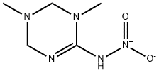 1,5-Dimethyl-2-nitroiminohexahydro-1,3,5-triazine Structure