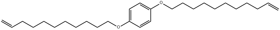 1,4-Bis(10-undecenyloxy)benzene Structure