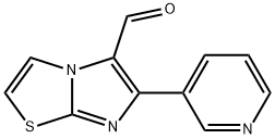 6-(PYRIDIN-3-YL)IMIDAZO[2,1-B]THIAZOLE-5-CARBALDEHYDE 化学構造式