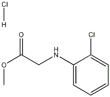 (S)-(+)-2-Chlorophenylglycine  methyl  ester  hydrochloride Struktur