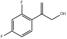 2-(2,4-二氟苯基)-2-丙烯-1-醇,141113-36-2,结构式