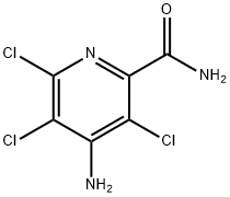 4-amino-3,5,6-trichloropicolinamide Struktur