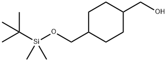 (4 - (((叔丁基二甲基硅烷基)氧基)甲基)环己基)甲醇, 141836-50-2, 结构式