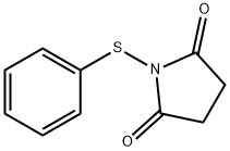 1-(phenylthio)pyrrolidine-2,5-dione 化学構造式