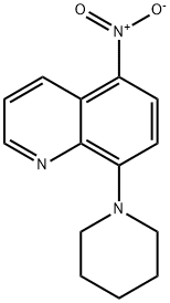 5-ニトロ-8-(ピペリジン-1-イル)キノリン 化学構造式